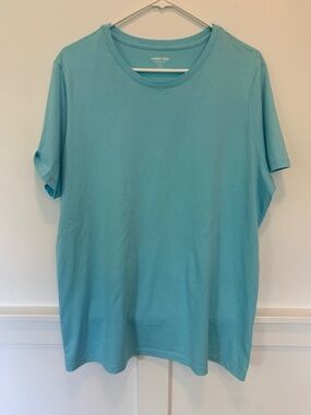 Lands’ End Aqua Supima Tee